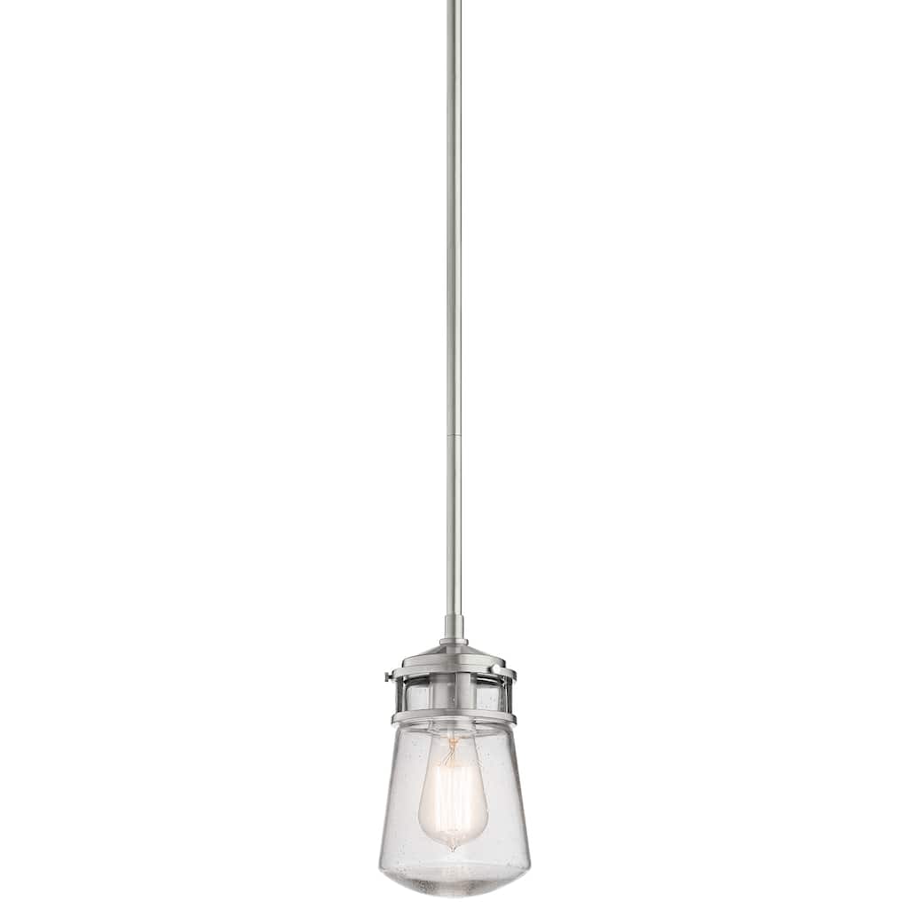 Kichler Lighting Lyndon Collection 1-light Brushed Aluminum Outdoor Pendant