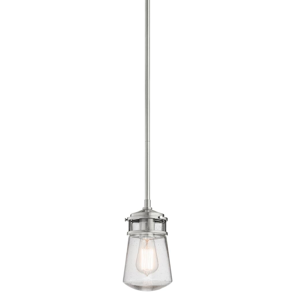 Kichler Lighting Lyndon Collection 1-light Brushed Aluminum Outdoor Pendant