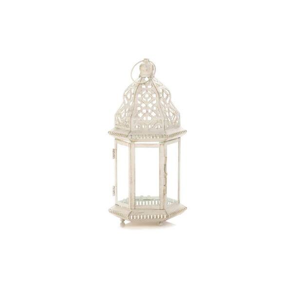 Shop Home Locomotion White Iron Glass Decorative Indoor Small