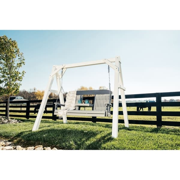 Shop Outdoor 5 Highback Porch Swing Free Shipping Today