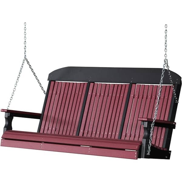 Shop Outdoor 5 Highback Porch Swing Free Shipping Today