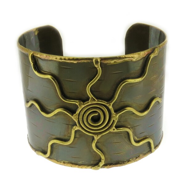 gold metal cuff bracelet