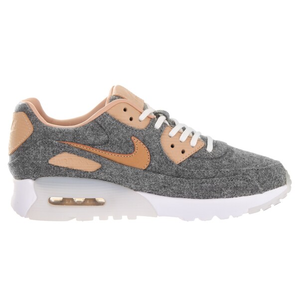 Shop Nike Women's Air Max 90 Ultra Grey Wool Premium Running Nike Air Max 90 Premium Wool | WAVE®