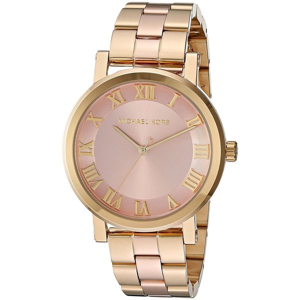 michael kors norie rose gold watch