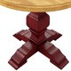 preview thumbnail 7 of 13, Eleanor Two-tone Round Top Dining Table by iNSPIRE Q Classic