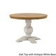 Eleanor Two-tone Round Solid Wood Top Dining Table by iNSPIRE Q Classic - Thumbnail 8