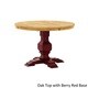Eleanor Two-tone Round Solid Wood Top Dining Table by iNSPIRE Q Classic - Thumbnail 7