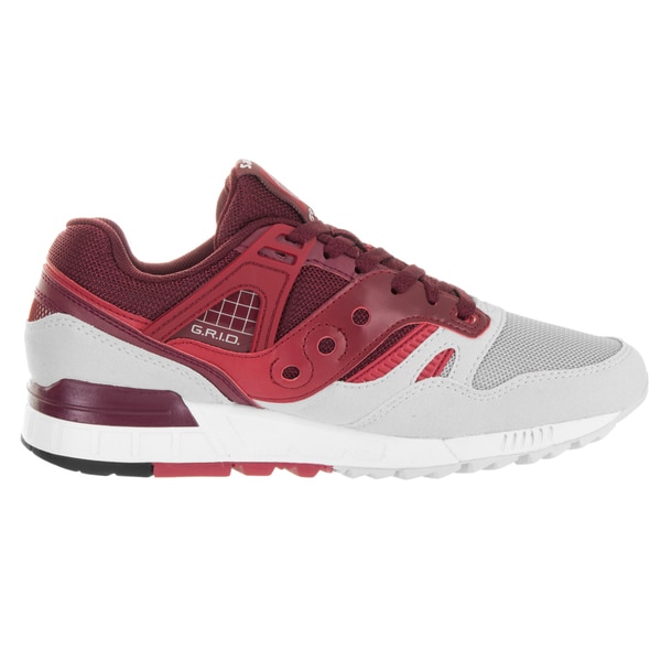saucony grid sd red grey