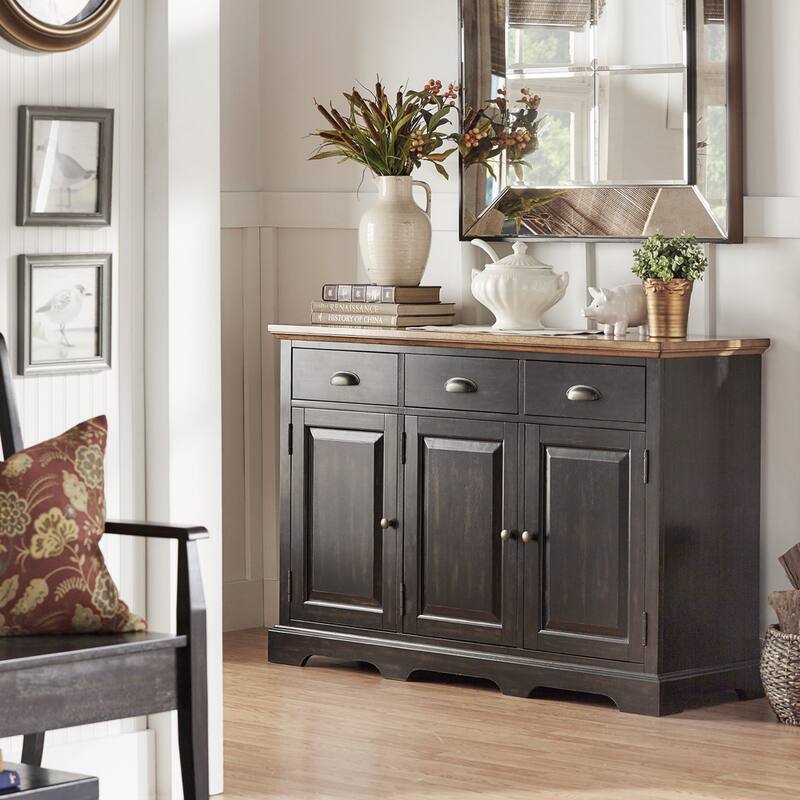 Eleanor Wood Cabinet Buffet Server by iNSPIRE Q Classic