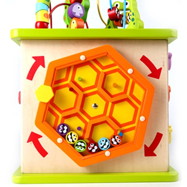 hape country critters play cube