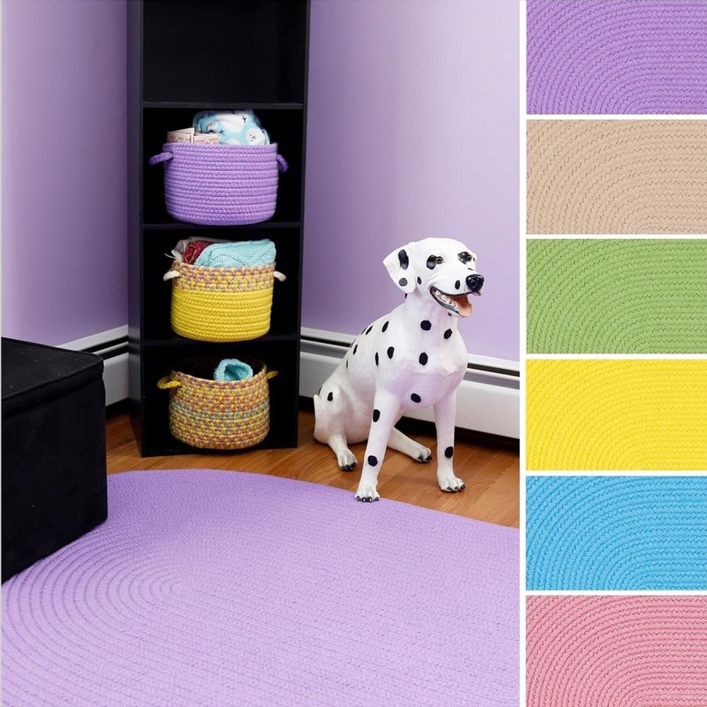 Rhody Rug Happy Feet Indoor/ Outdoor Braided Area Rug