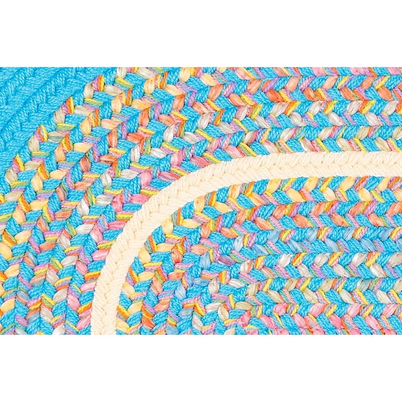 Rhody Rug Kid's Place Indoor/Outdoor Braided Area Rug