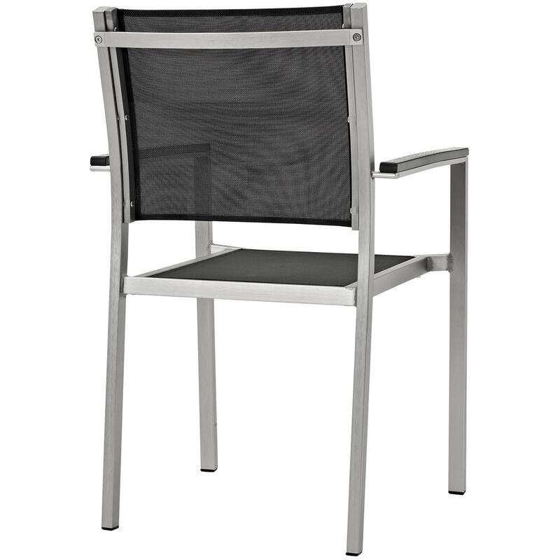Shore Aluminum Outdoor Dining Chair Set of 2