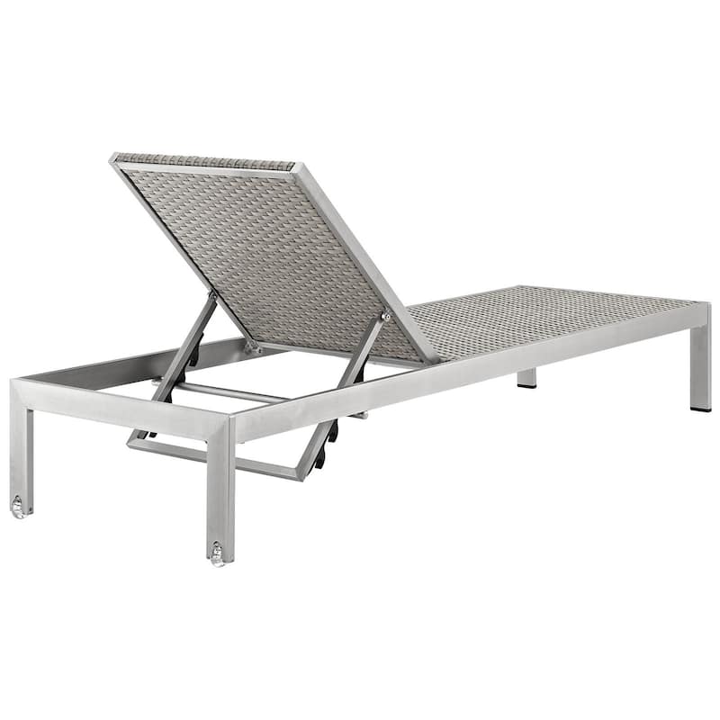 Shore Aluminum Outdoor Chaise Set of 3