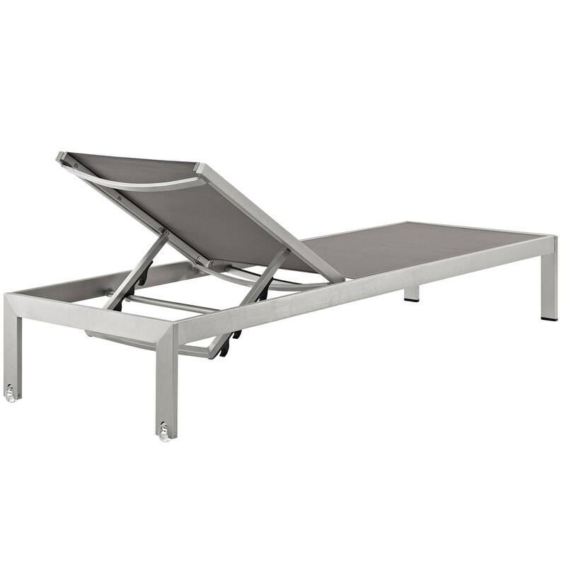 Shore Aluminum Outdoor Chaise Set of 2