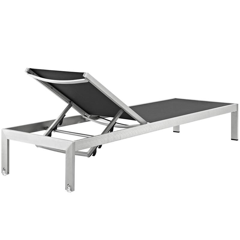 Shore Aluminum Outdoor Chaise Set of 2