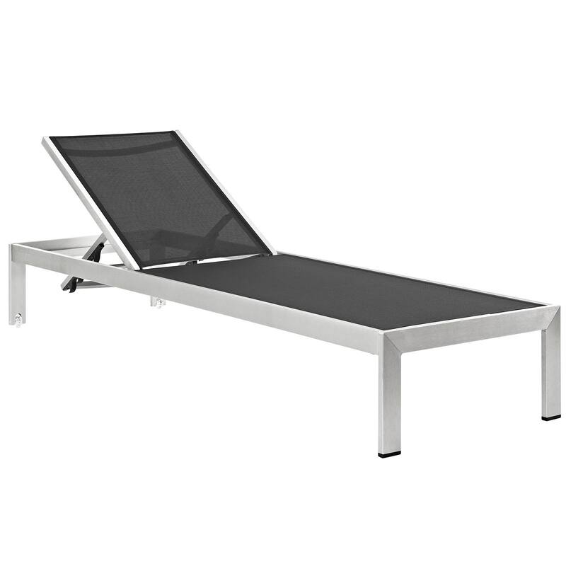 Shore Aluminum Outdoor Chaise Set of 2