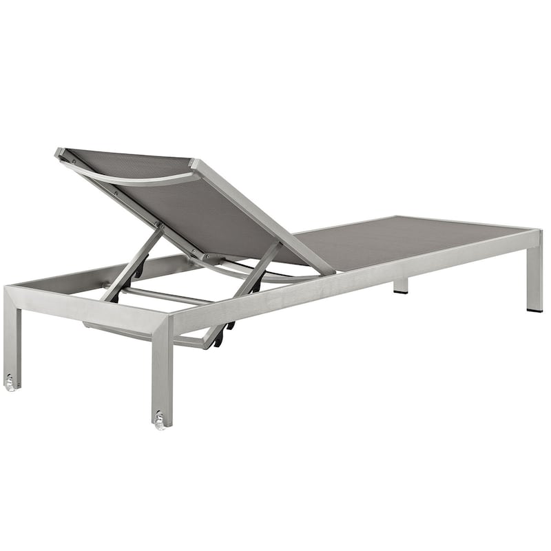 Shore Aluminum Outdoor Chaise Set of 3