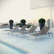 preview thumbnail 1 of 3, Shore Aluminum Outdoor Chaise Set of 4