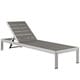 preview thumbnail 3 of 3, Shore Aluminum Outdoor Chaise Set of 4