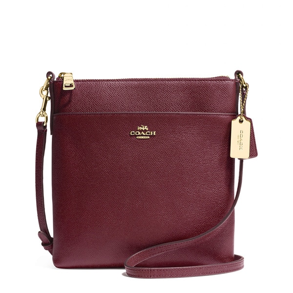 burgundy crossbody purse