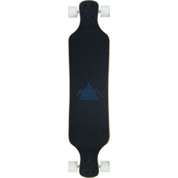 Atom Blue Triangles 9 ply Maple Laminate 39 inch Drop deck