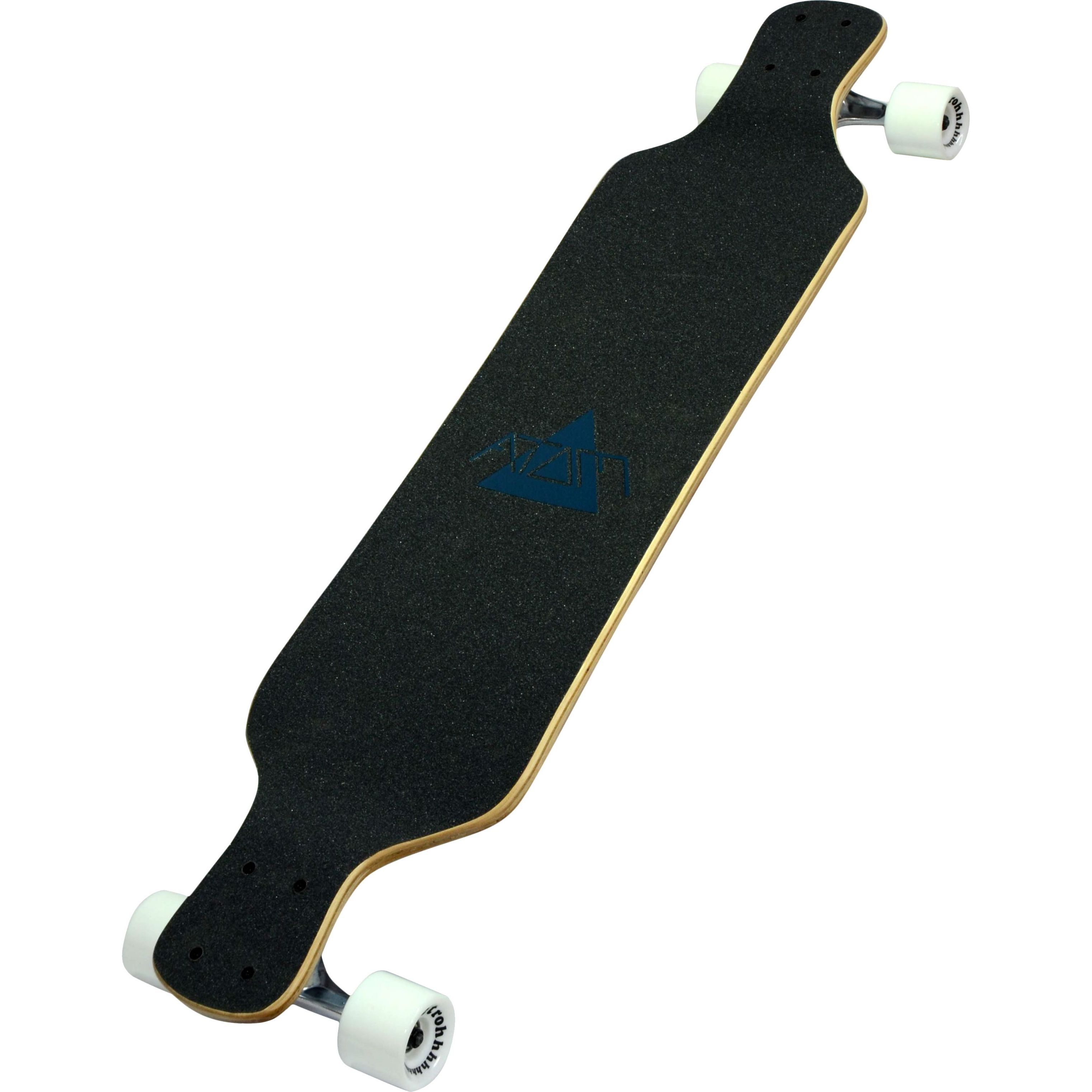 Atom Blue Triangles 9 ply Maple Laminate 39 inch Drop deck Longboard