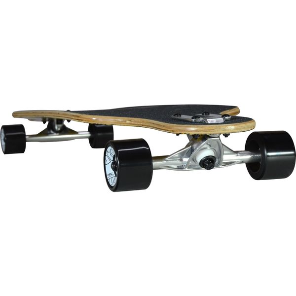 Atom Tiki Bamboo Longboard – 40" Länge, Bambus/Ahorn-Deck, 70mm Räder, Komplett Montiert