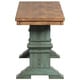 preview thumbnail 15 of 42, Eleanor Two-Tone Trestle Leg Wood Dining Bench by iNSPIRE Q Classic