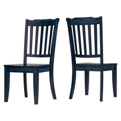 Eleanor Slat-back Wood Dining Chairs (Set of 2) by iNSPIRE Q Classic