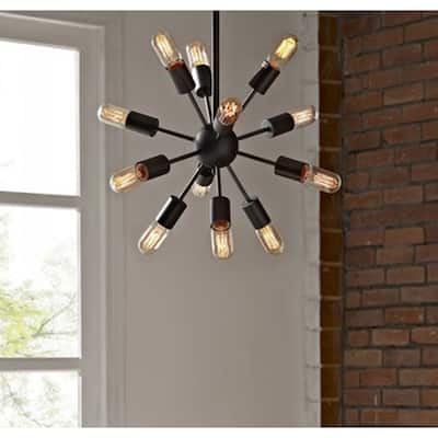 Herrick 20-inch 12-head Edison Light Pendant