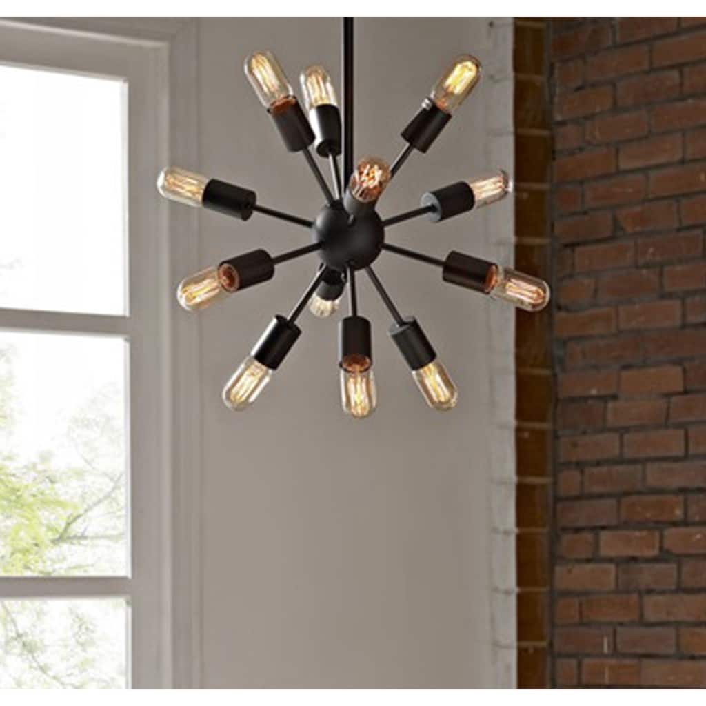 Herrick 20-inch 12-head Edison Light Pendant