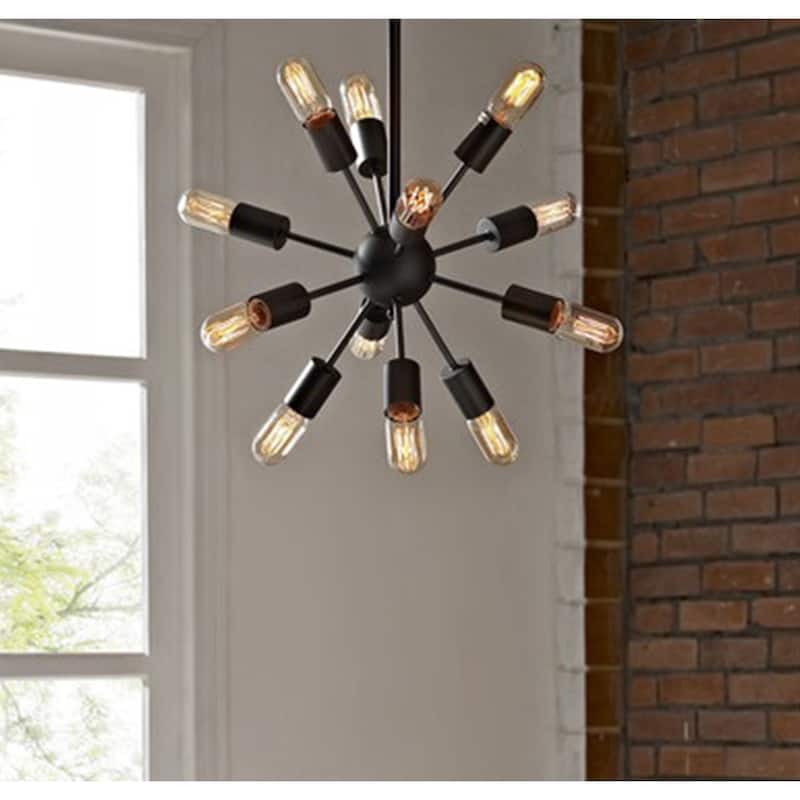 Herrick 20-inch 12-head Edison Light Pendant