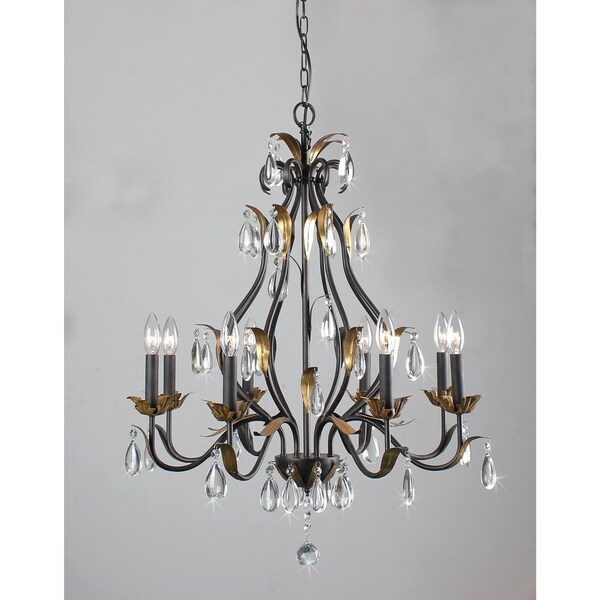 Adhafera 8 Light Candle Chandelier
