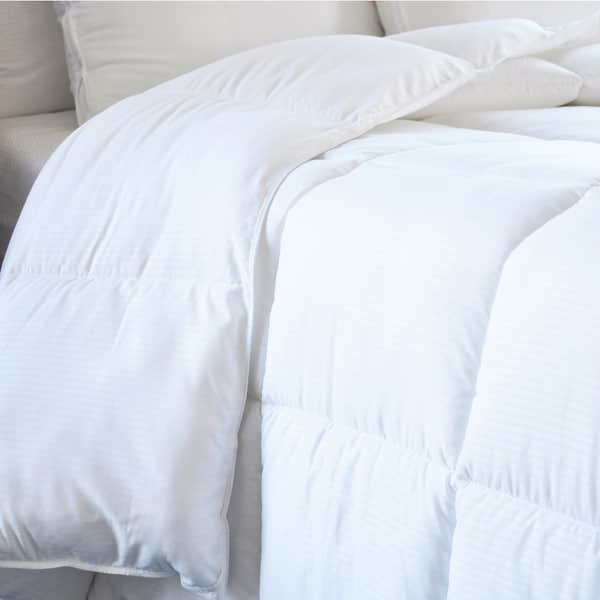 kinglinen white down alternative comforter