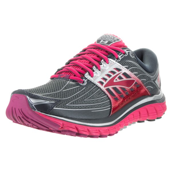 brooks grey and pink