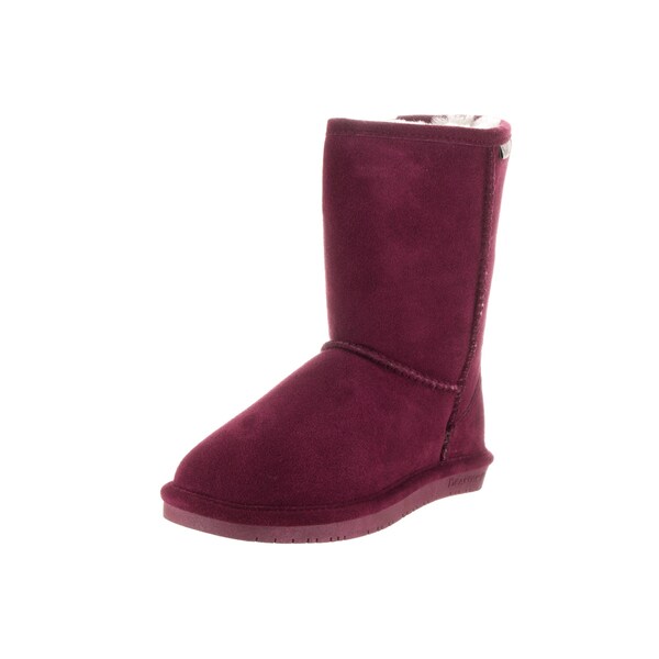 maroon bearpaw boots