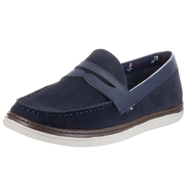 tommy hilfiger blue loafers