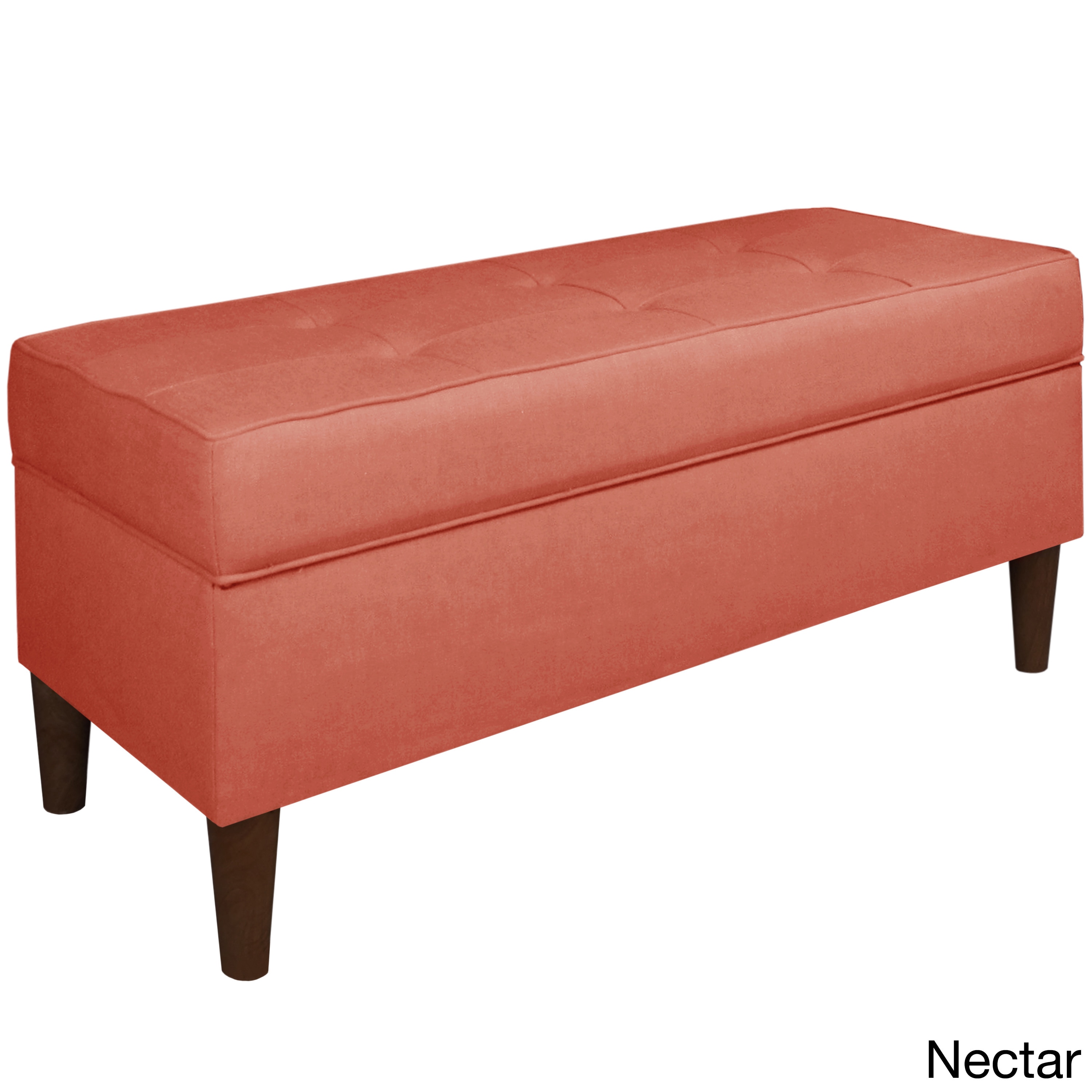 Skyline Furniture Linen Fabric Storage Bench In Linen EBay