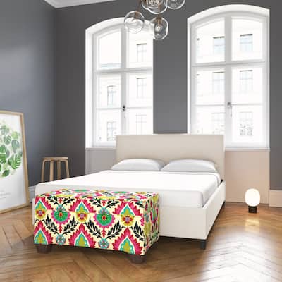 Skyline Furniture Storage Bench in Santa Maria Desert Flower - N/A