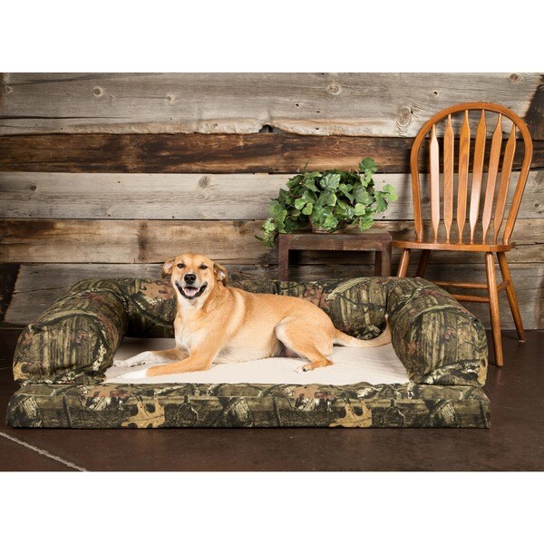 Hidden Valley Baxter Mossy Oak Camo Small to Extra-Large Dog Couch