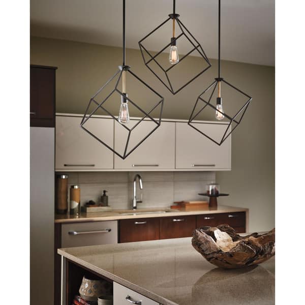 Kichler Lighting Cartone Collection 1 Light Olde Bronze Pendant Kichler Lighting Cartone Collection 1 Light Olde Bronze Pendant