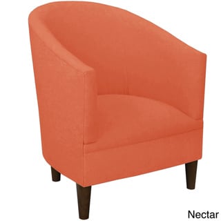 Skyline Furniture  Linen Fabric Modern Accent Chair (Orange)