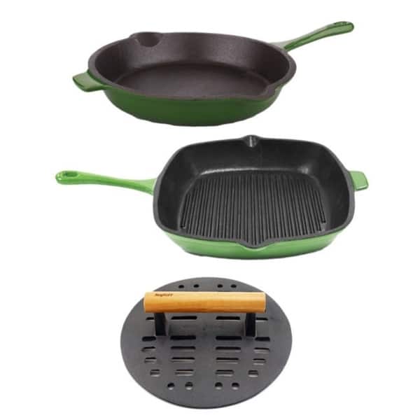 Pre-Seasoned Cast Iron Oyster Grill Pan