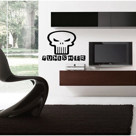 Shop Punisher Decal Punisher Superheroes Decal Superheroes Stickers Superheroes Vinyl Sticker Decal Size 22x30 Color Black Free Shipping On Orders Over 45 Overstock 13521893