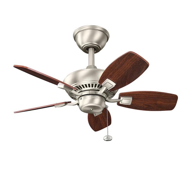 Kichler Lighting Canfield Collection 30-inch Brushed Nickel Ceiling Fan