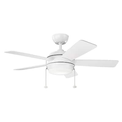 Kichler Lighting Starkk Collection 42-inch Matte White LED Ceiling Fan