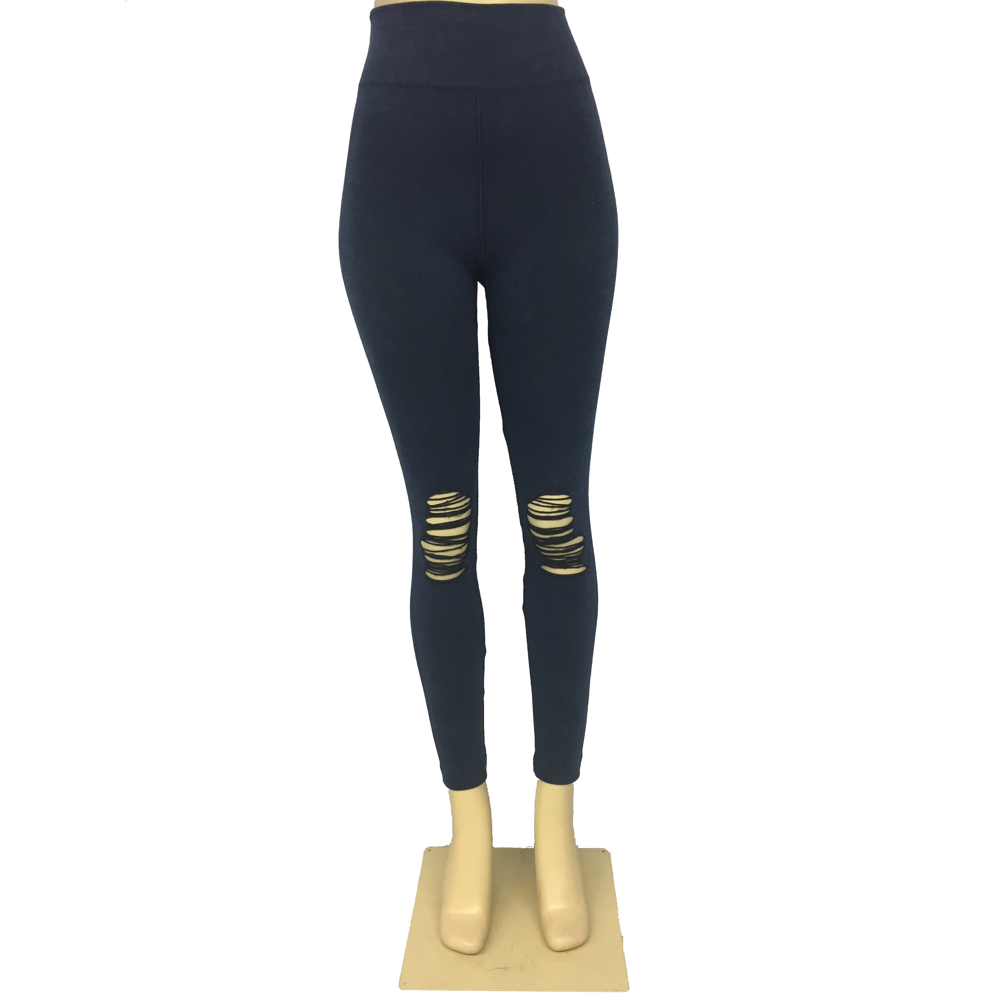 distressed yoga pants