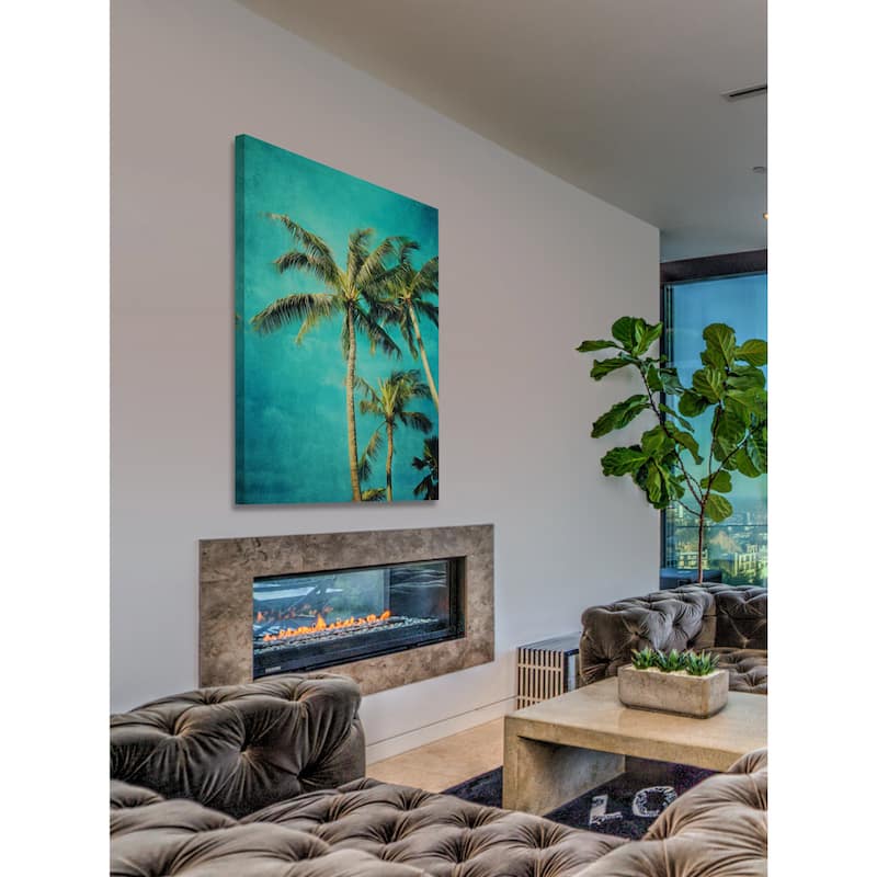 Marmont Hill - 'Hawaiian Palms' by Sylvia Cook Painting Print on Wrapped Canvas - Multi-Color