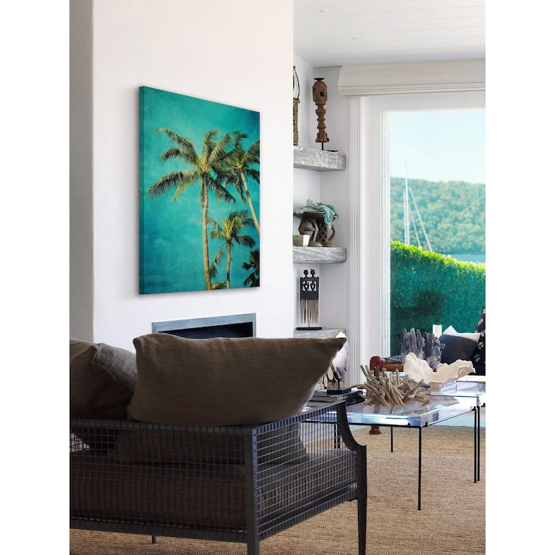 Marmont Hill - 'Hawaiian Palms' by Sylvia Cook Painting Print on Wrapped Canvas - Multi-Color